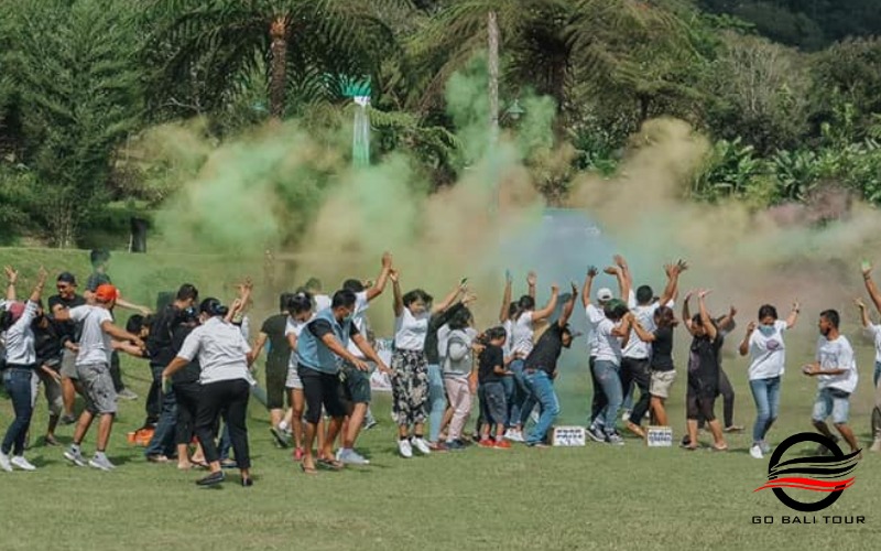 outbound di soewan garden bedugul bali