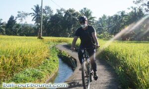 Bersepeda sambil ngopi di Tegalalang