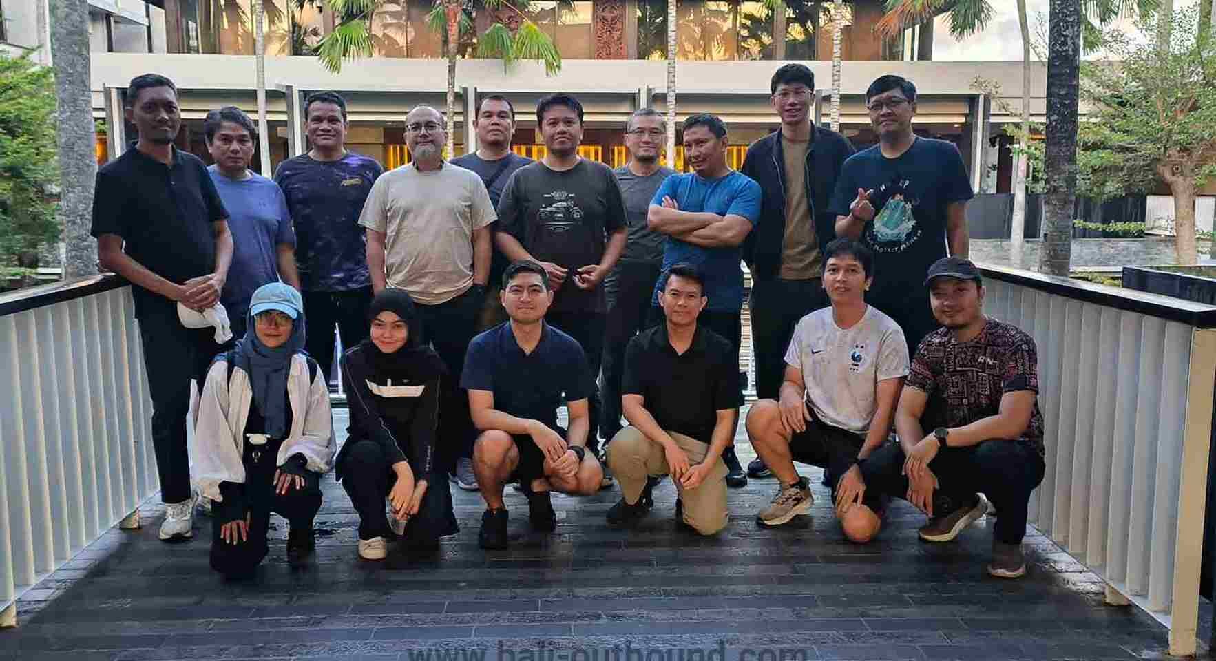 Jalur sepeda rindang di kawasan ITDC Nusa Dua Bali